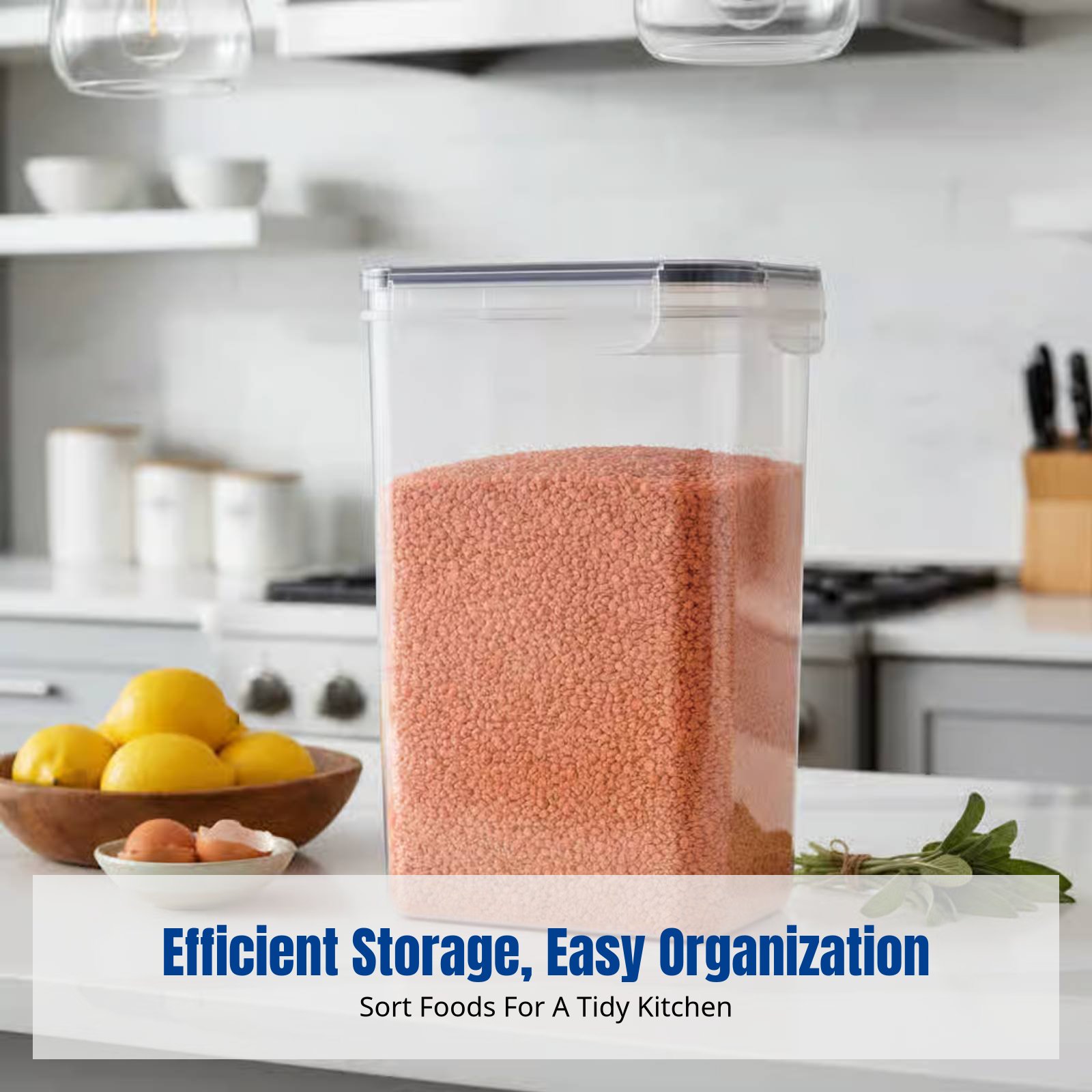 Food Storage Plastic Container - Набор герметичных контейнеров для хранения продуктов,