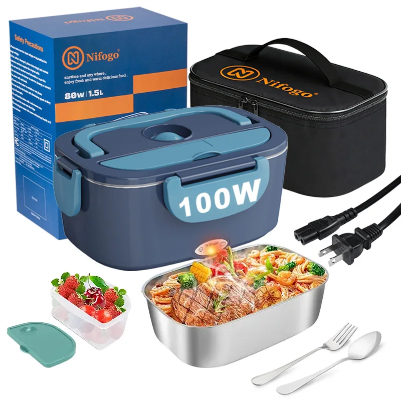 Food Storage Bag Organizer - Электрический ланч-бокс с подогревом 100 Вт,