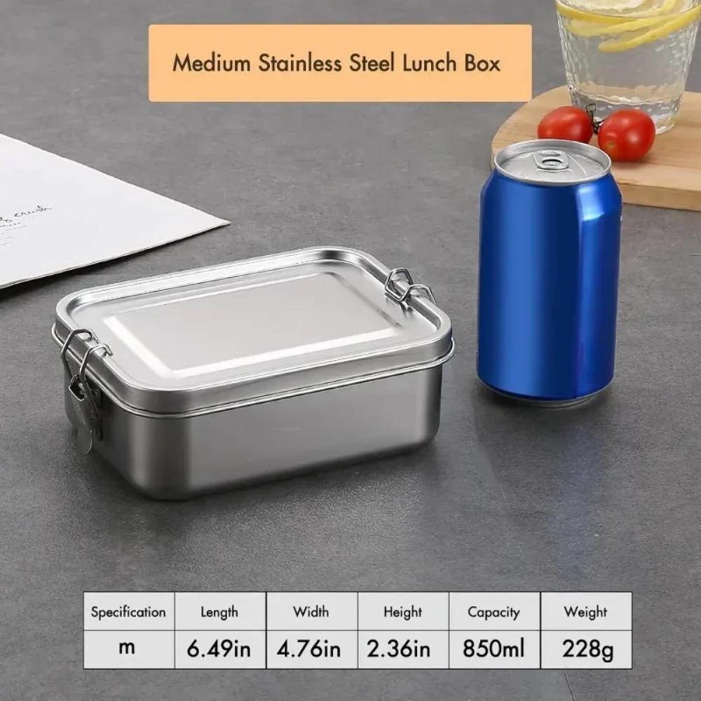 Food Storage Lock Box - НОВЫЙ Ланч-бокс из нержавеющей стали на