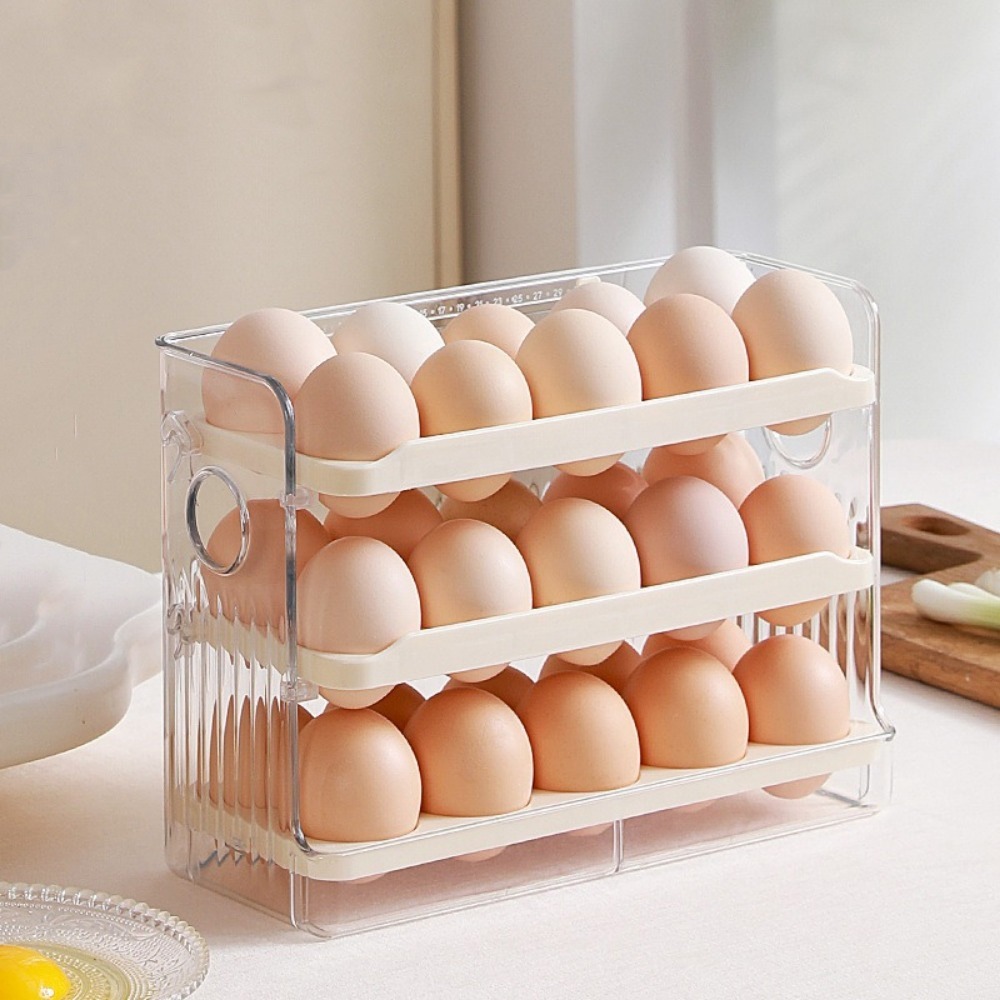 Food Storage Practices - Практичный пластиковый контейнер для хранения яиц,