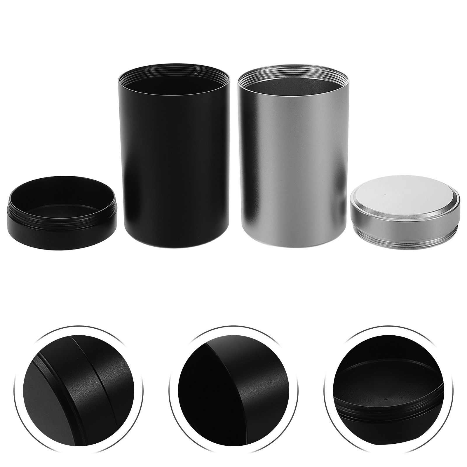 Food Storage Plastic Container - Набор из 2-х металлических банок из