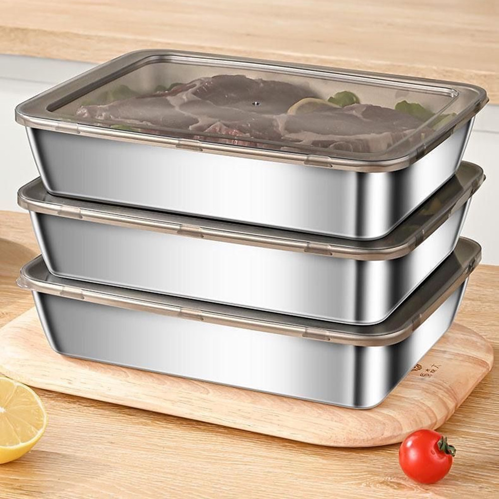 Food Storage Home - Набор контейнеров для еды из нержавеющей