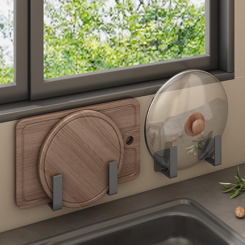 Food Storage Shelving - Настенная полка для крышек без сверления,
