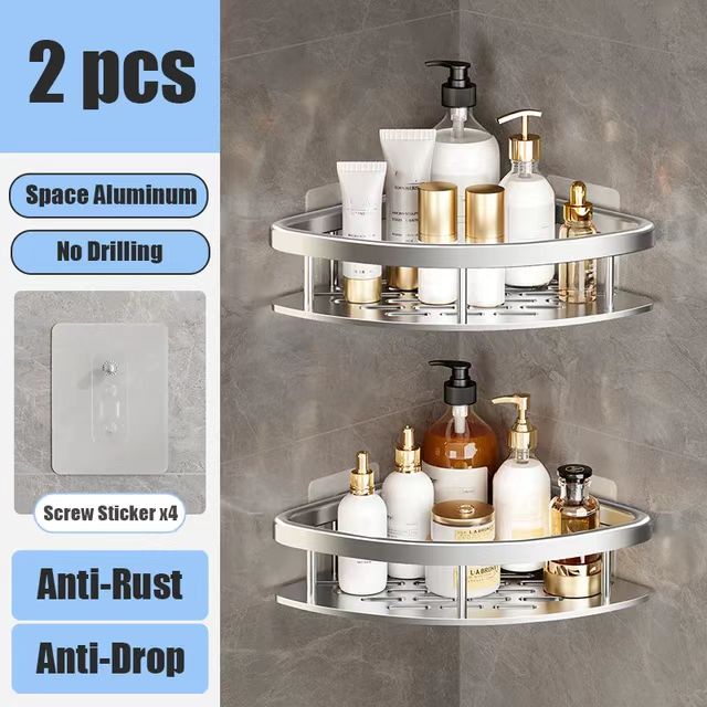 Food Storage Shelving - Полка для ванной комнаты без сверления,