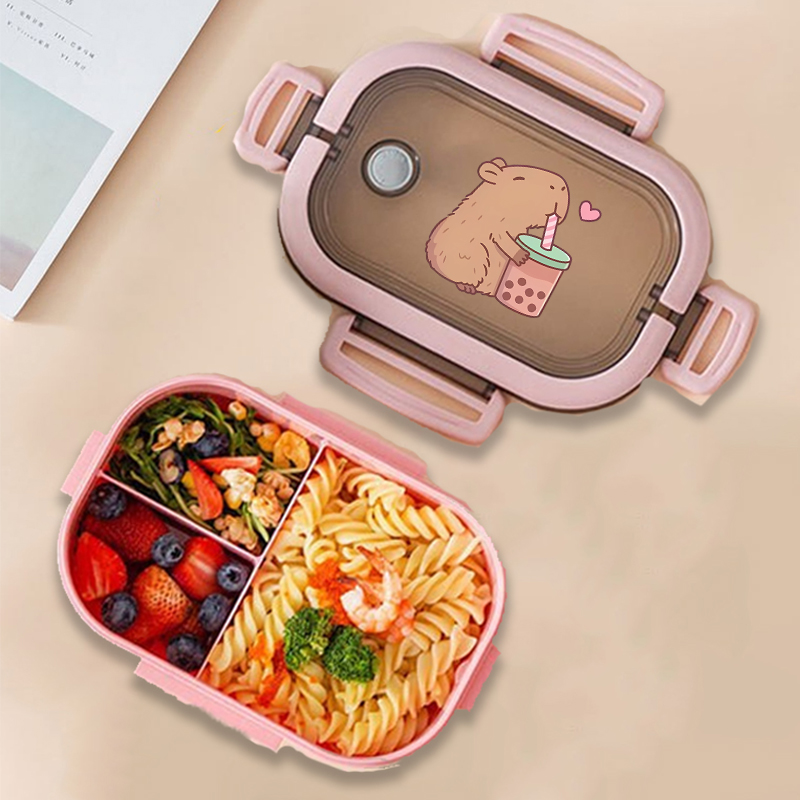 Food Storage And Containers - Капибара Бенто Ланч-бокс Аниме Животные с