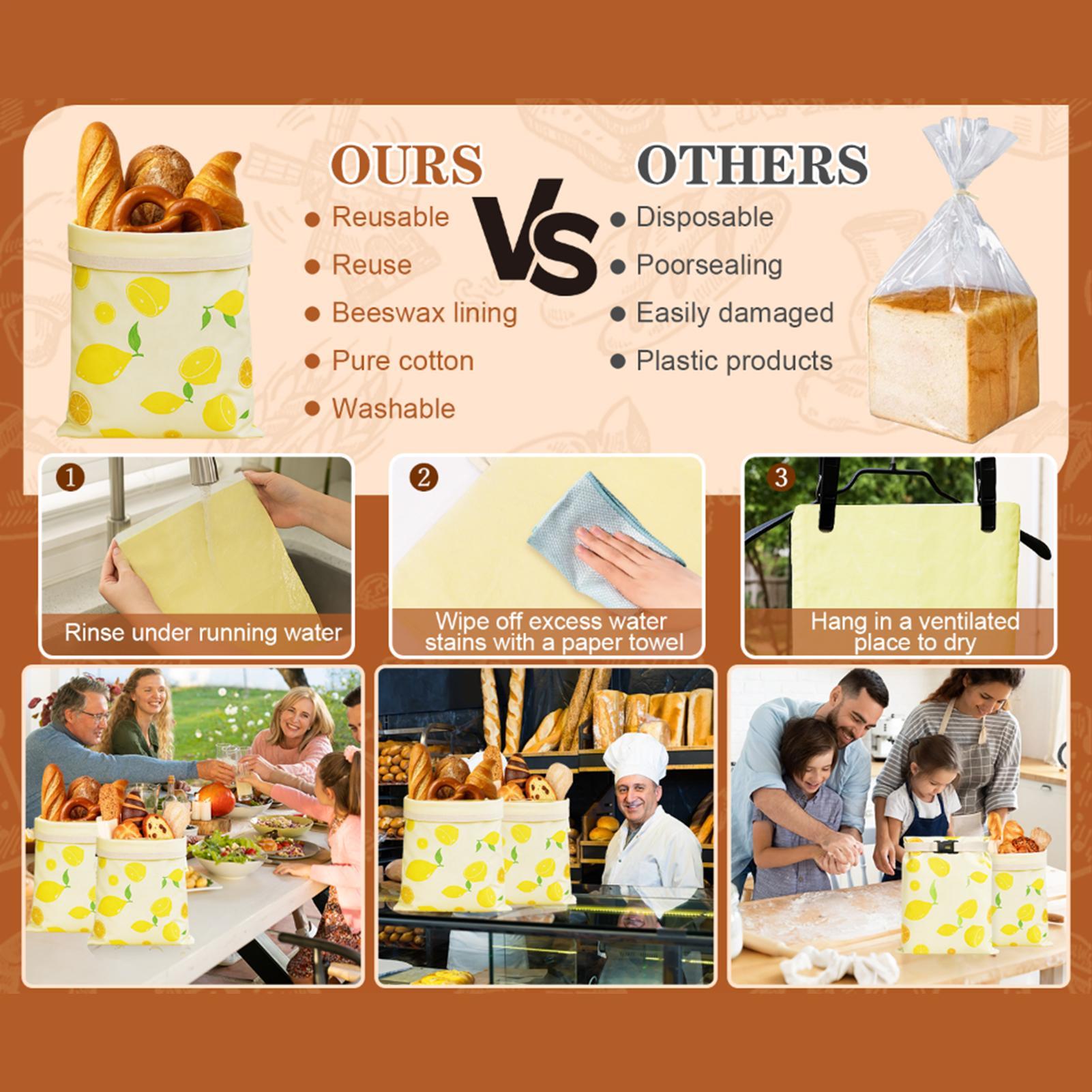 Food Storage Reusable Bags - Пакеты для хлеба, многоразовые многоразовые пакеты