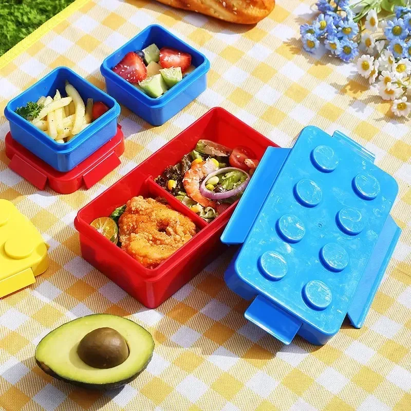 Food Storage Building - Портативный герметичный ланч-бокс в виде цветных