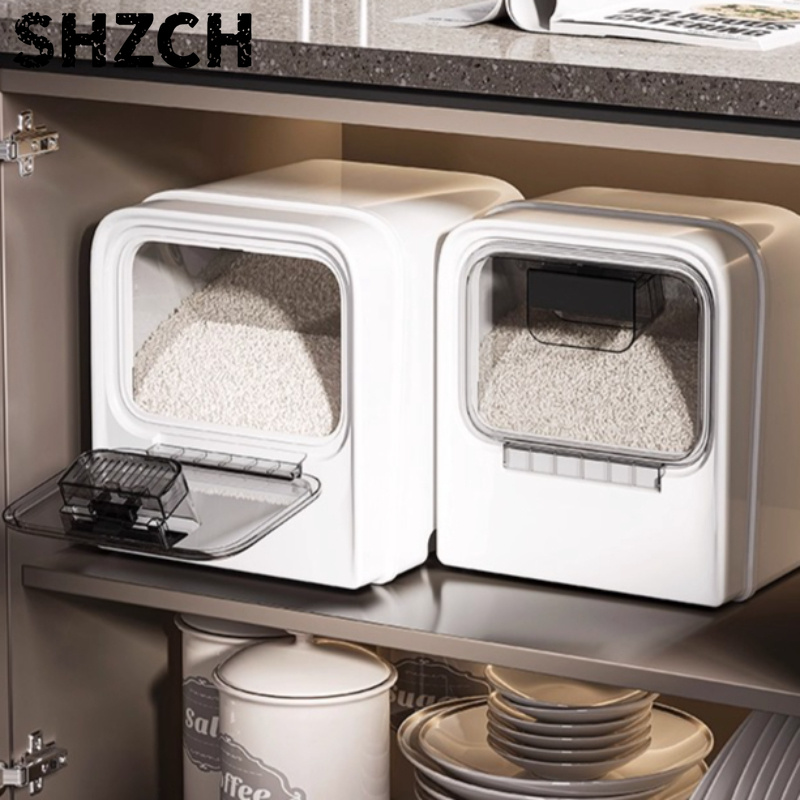 Food Storage No Pantry - ‌ Премиум-контейнер для риса квадратной формы,