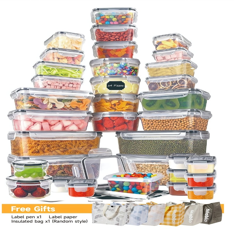 Food Storage Time - Набор для хранения продуктов из 48