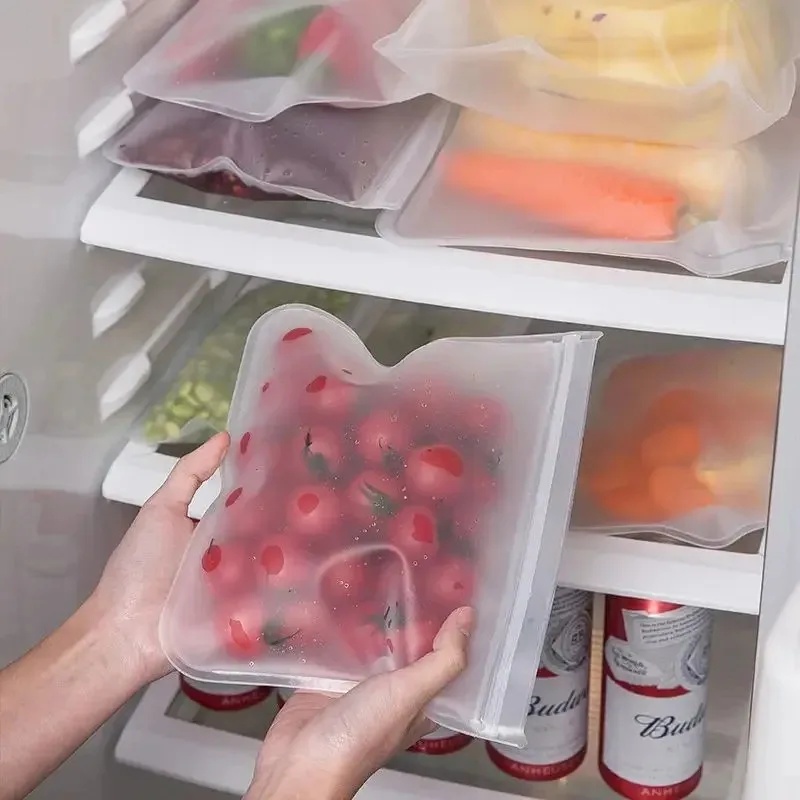 1/2/3/4 шт. силиконовые контей – обзор и цена Food Storage Zipper