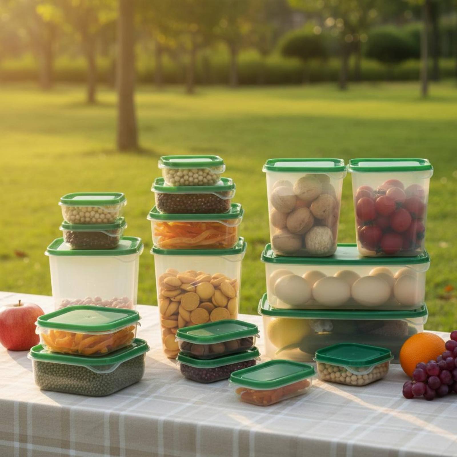Набор из 17 герметичных пласти – обзор и цена Food Storage Plastic Container