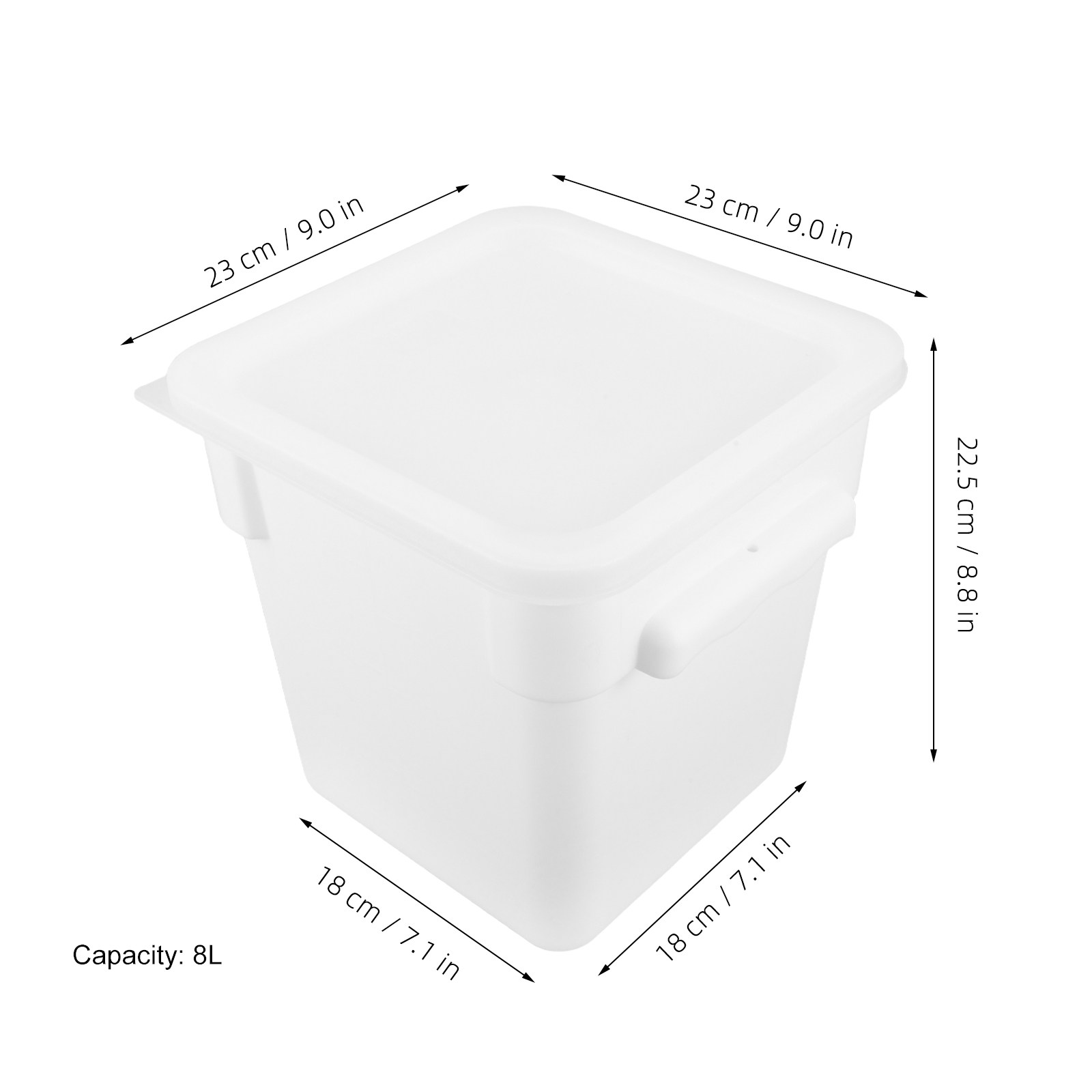 Квадратный пластиковый контейн – обзор и цена Food Storage And Containers