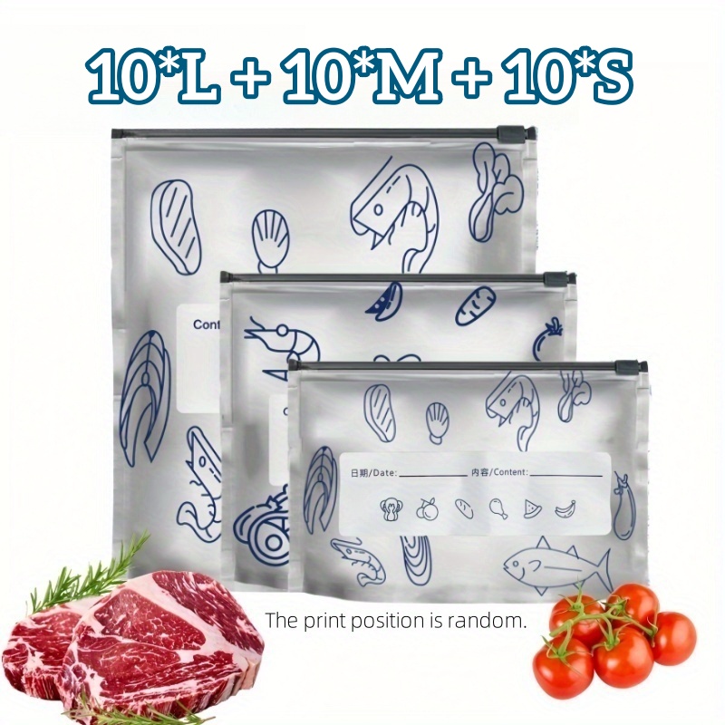 10/60 шт. пакеты для хранения  – обзор и цена Food Storage Essentials