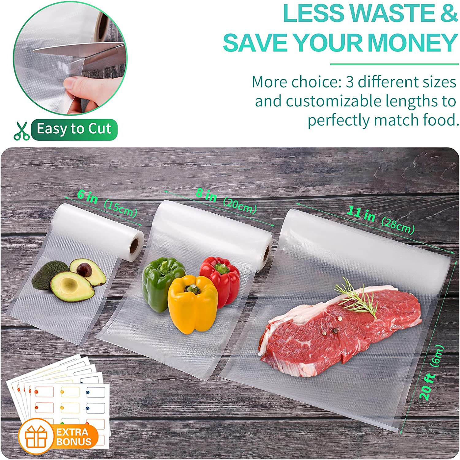 Пакеты для вакуумной упаковки  – обзор и цена Vacuum Sealer Bag