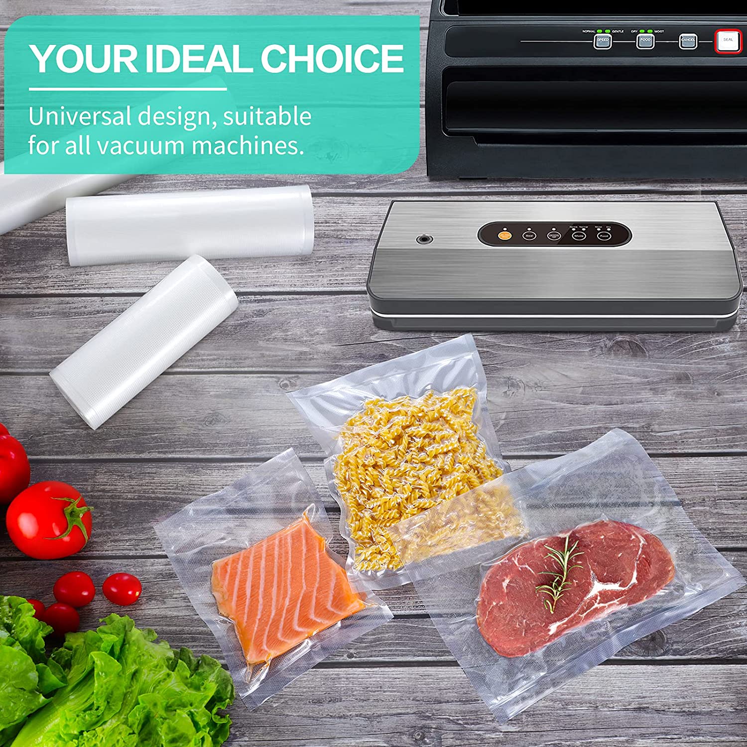 Пакеты для вакуумной упаковки  – обзор и цена Vacuum Sealer Bag