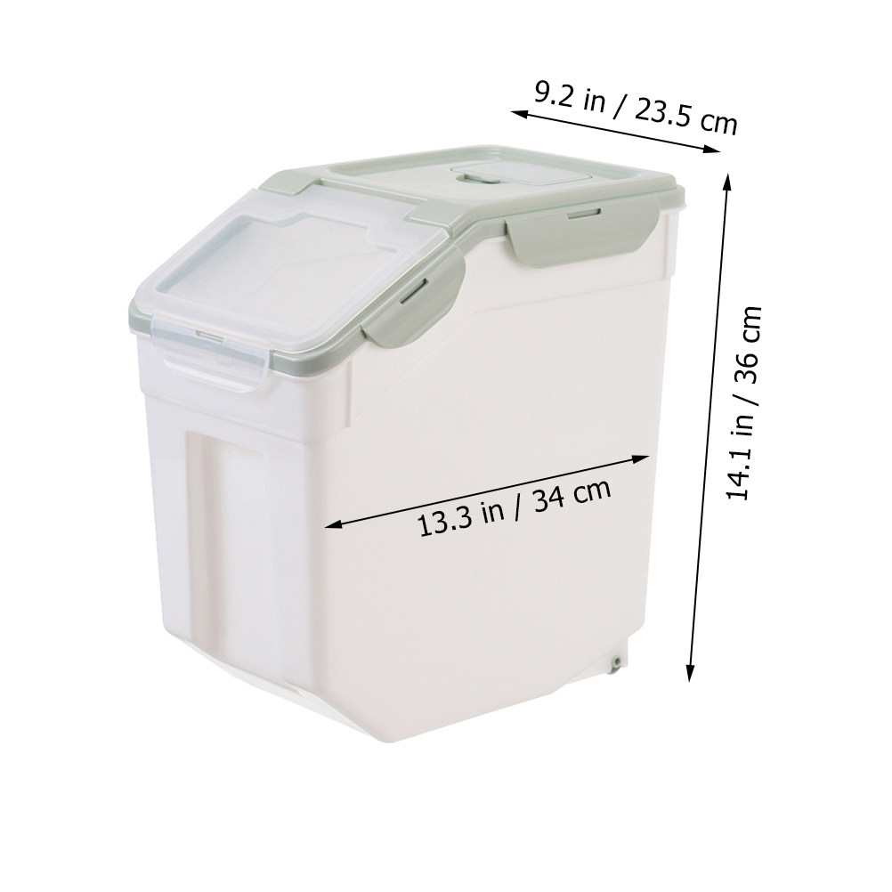 Бежевый большой контейнер для  – обзор и цена Food Storage No Pantry