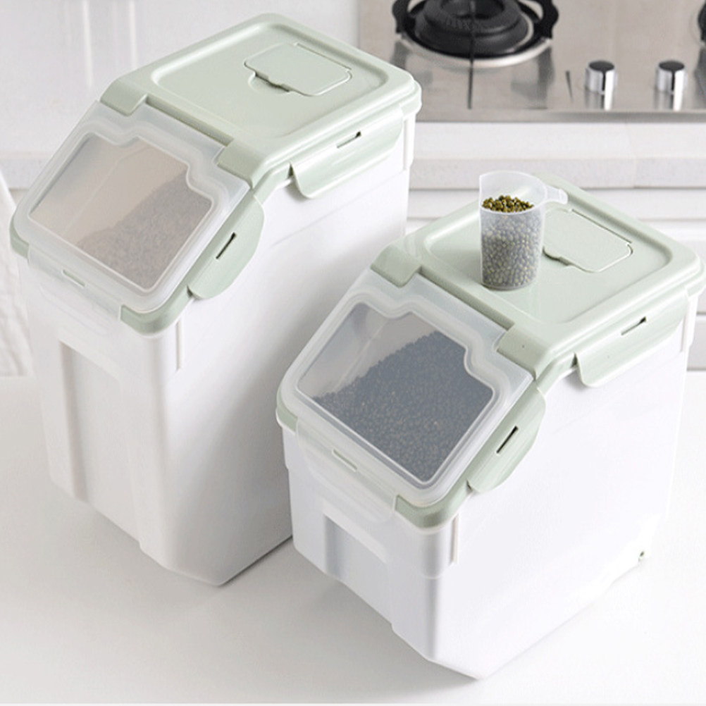 Бежевый большой контейнер для  – обзор и цена Food Storage No Pantry
