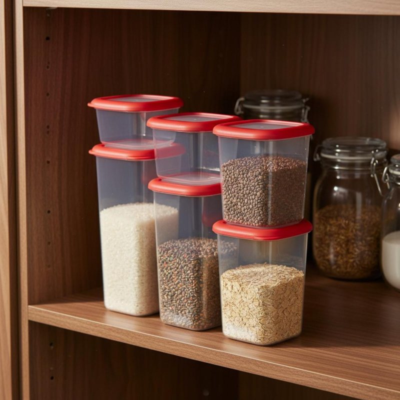 Набор из 6 герметичных контейн – обзор и цена Food Storage Plastic Container
