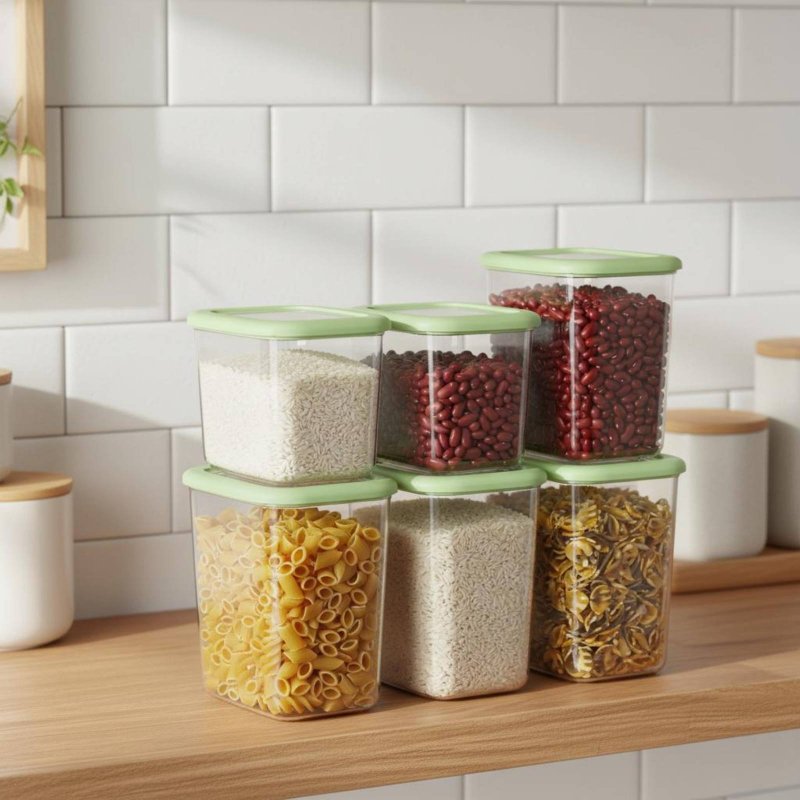 Набор из 6 герметичных контейн – обзор и цена Food Storage Plastic Container