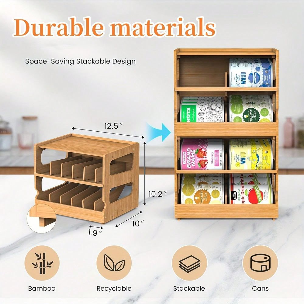 Деревянный органайзер для хран – обзор и цена Food Storage No Pantry