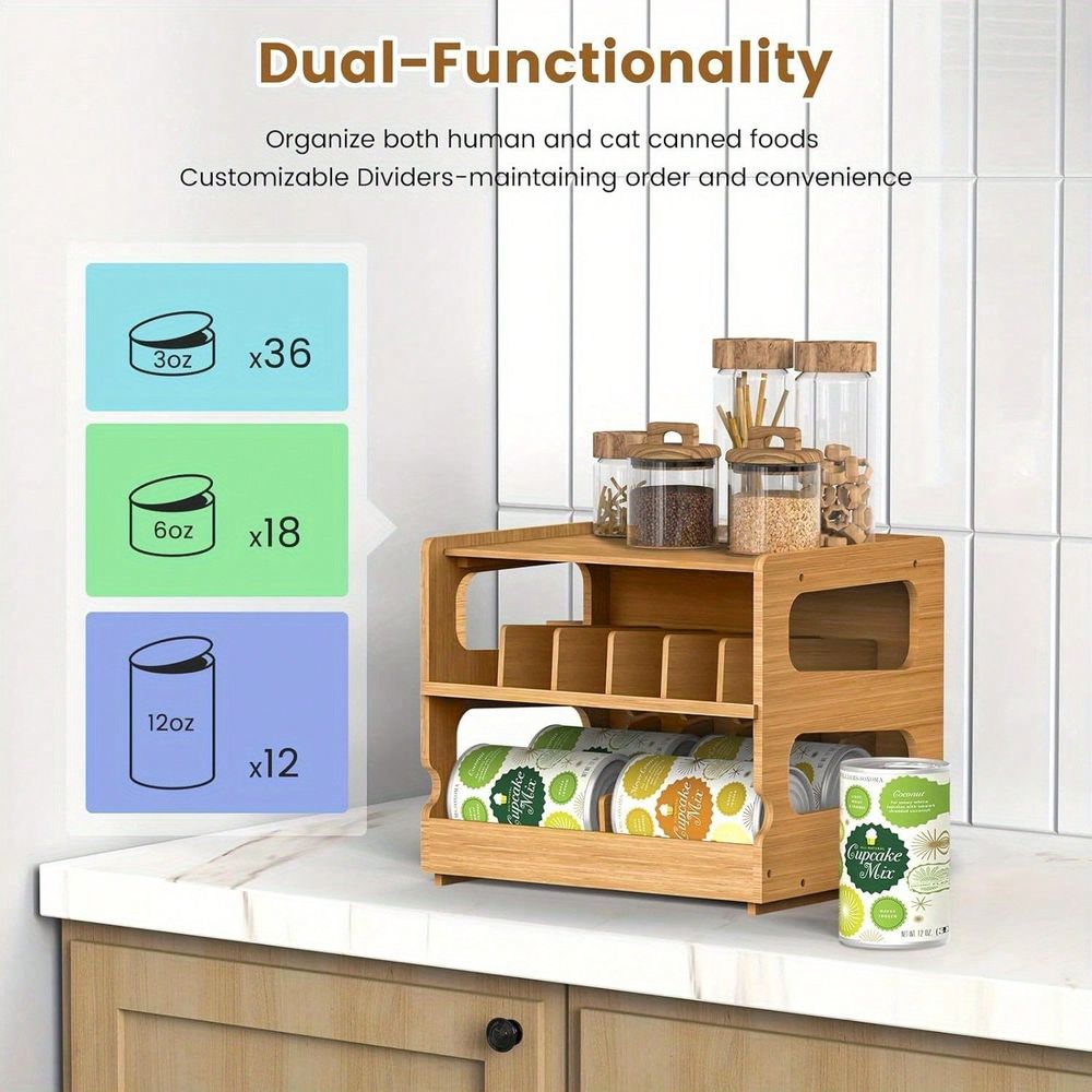 Деревянный органайзер для хран – обзор и цена Food Storage No Pantry