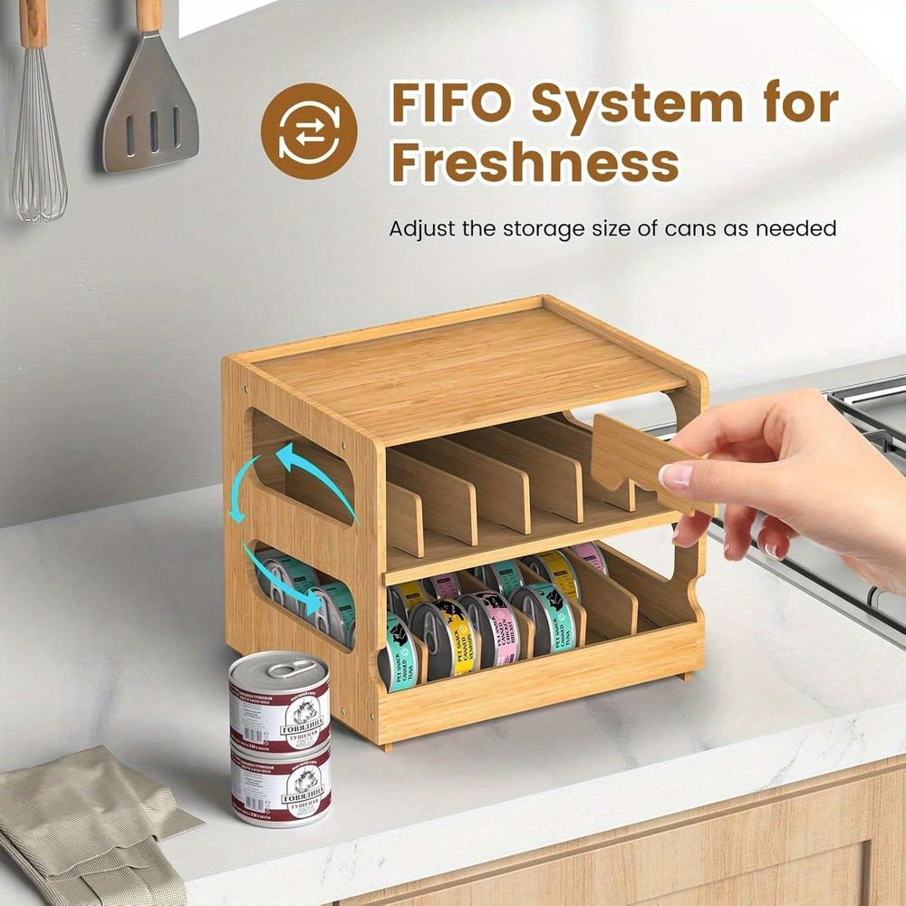 Деревянный органайзер для хран – обзор и цена Food Storage No Pantry