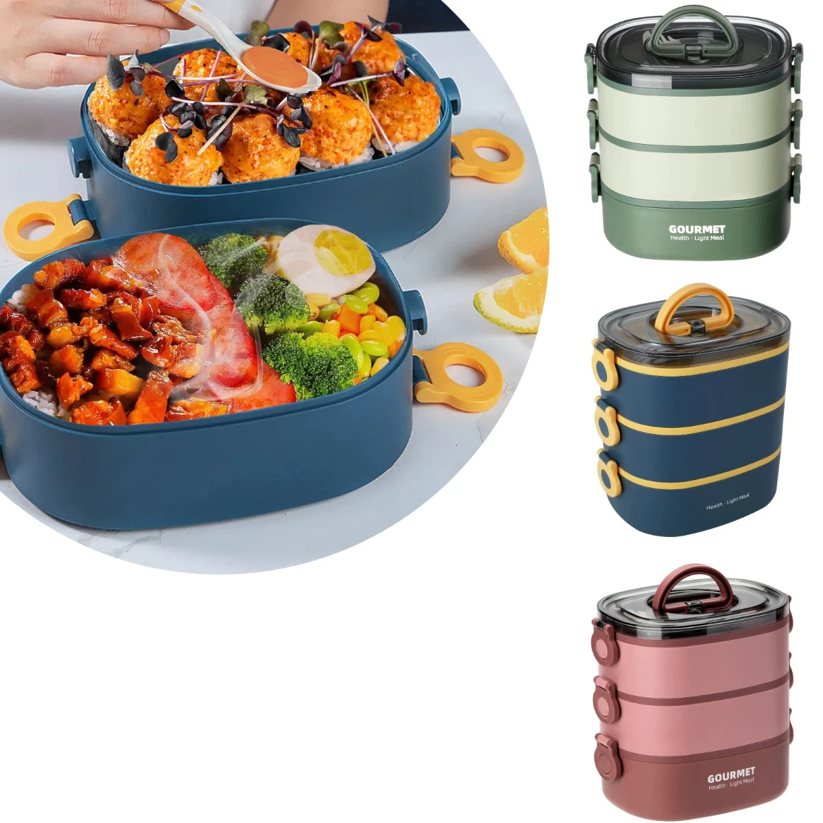Портативный ланч-бокс для взро – обзор и цена Food Storage To Keep Warm