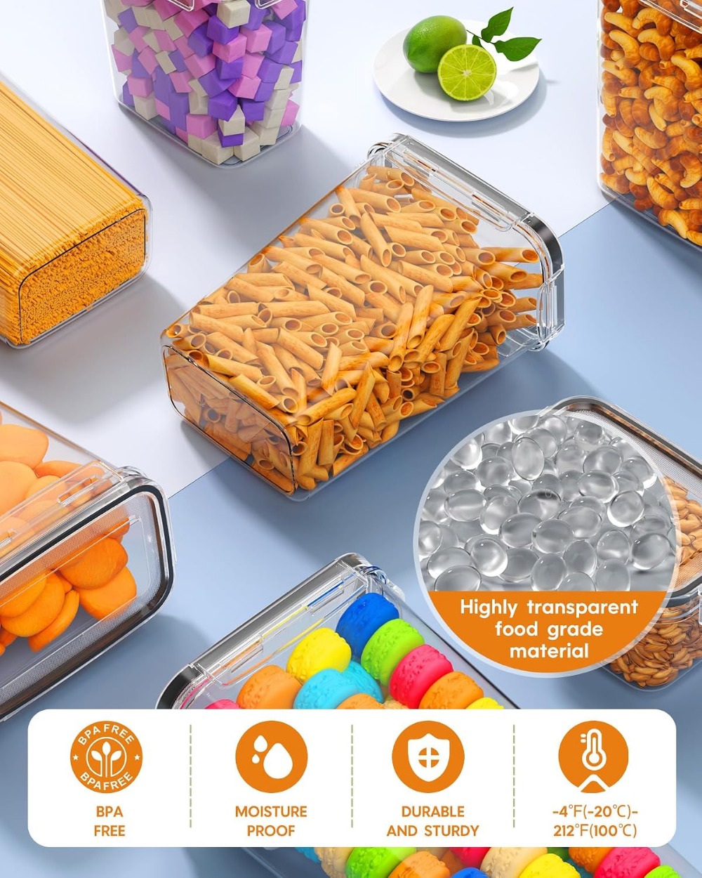 24 герметичных контейнера для  – обзор и цена Food Storage Plastic Container