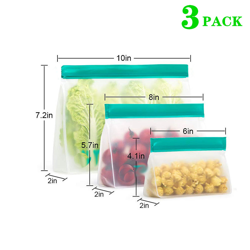 Многоразовые Пакеты для хранен – обзор и цена Food Storage Reusable Bags