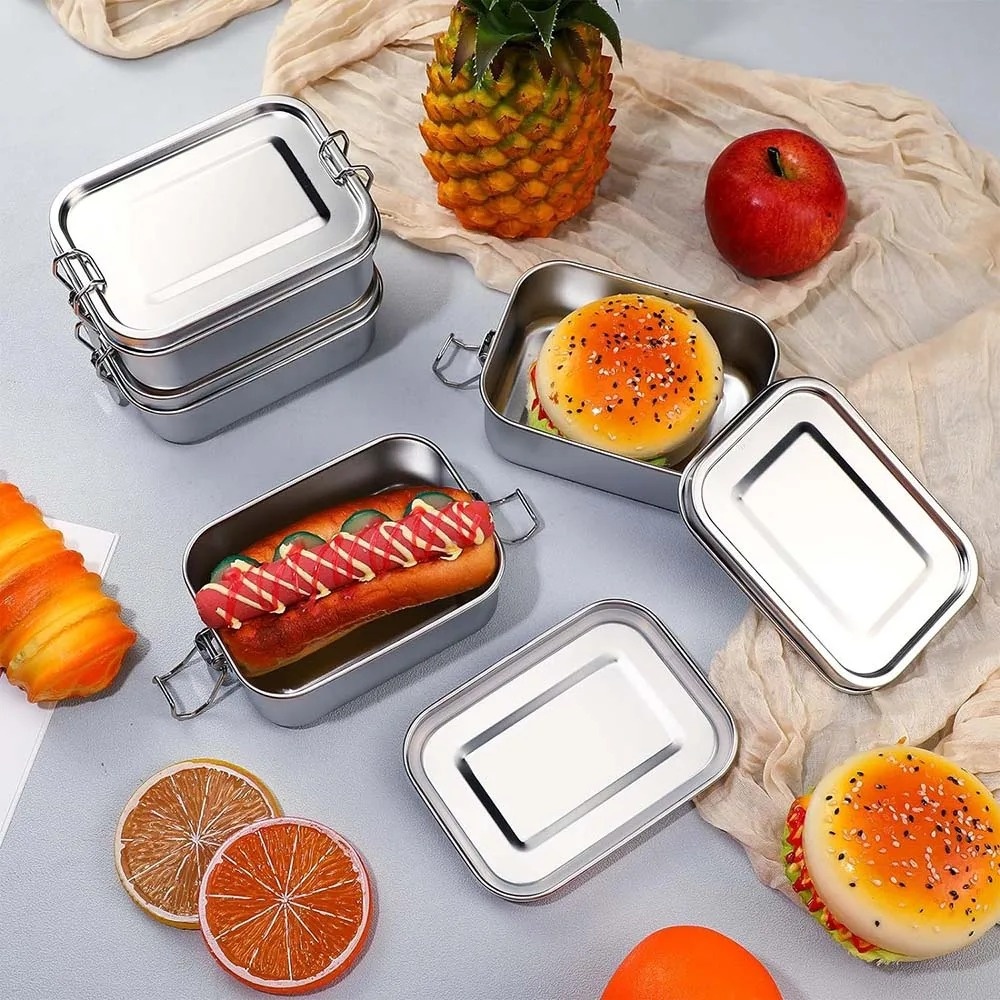 Коробка для бенто из нержавеющ – обзор и цена Food Storage Lock Box