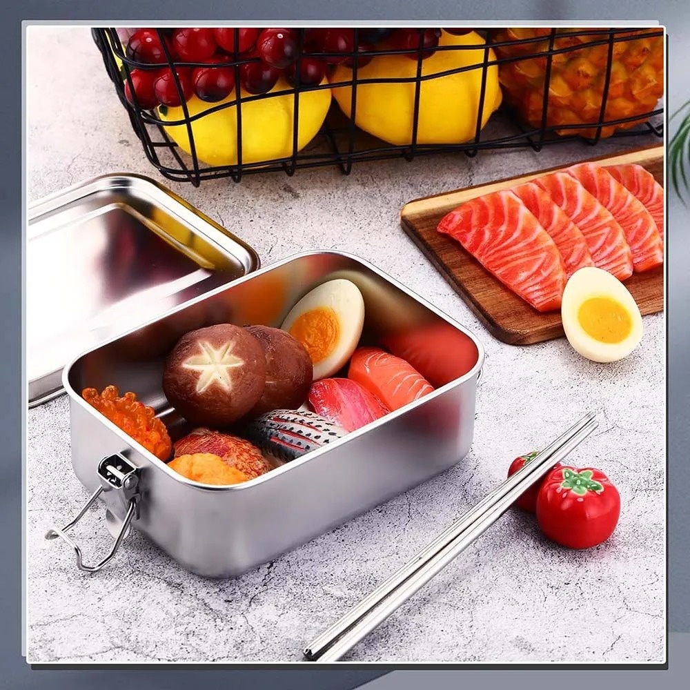 Коробка для бенто из нержавеющ – обзор и цена Food Storage Lock Box